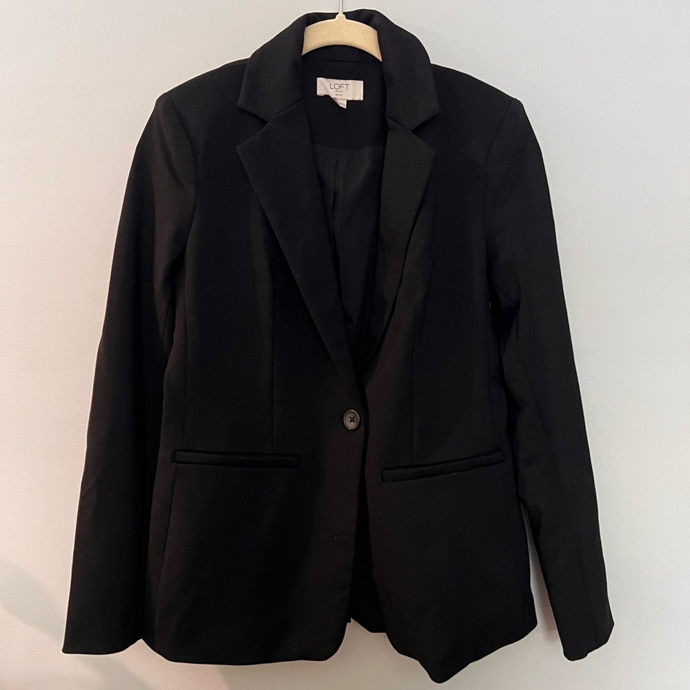 loft outlet black blazer